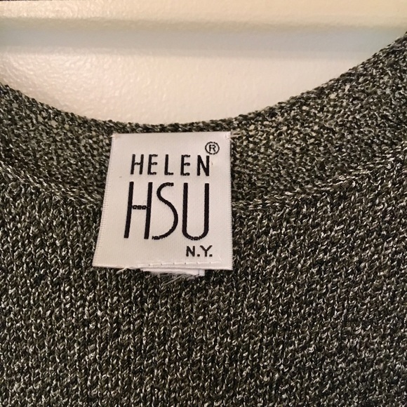 HELEN HSU NY Like New 100% Italian Wool Shell 1X - Picture 3 of 3